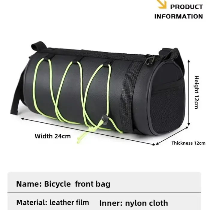 Sac de guidon et de cadre en nylon étanche multifonctionnel pour vélo de montagne VTT et route rouge jaune blanc pour stockage sécurisé