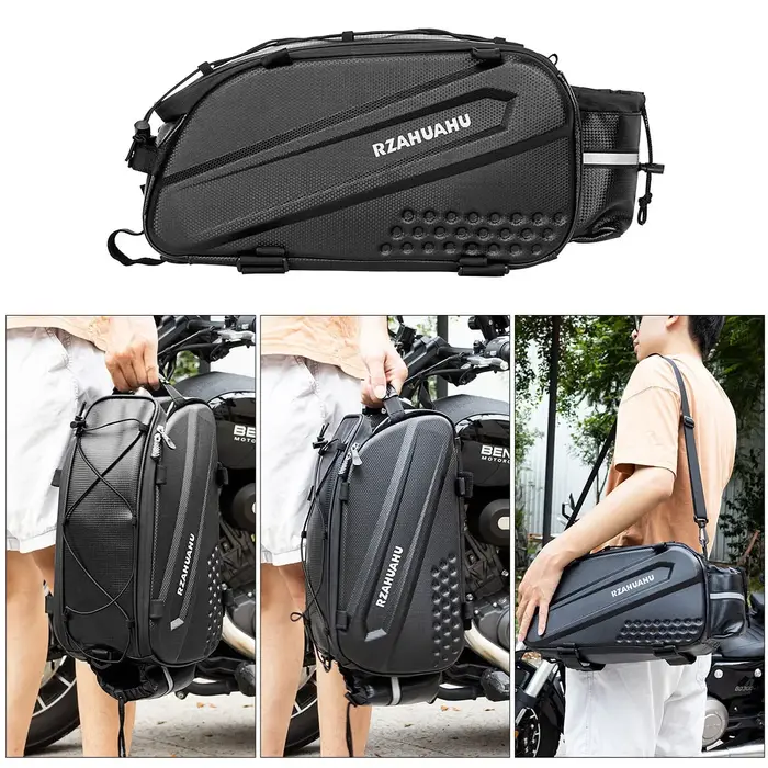 Sac de selle arrière pliable grande capacité pour vélos électriques et VTT