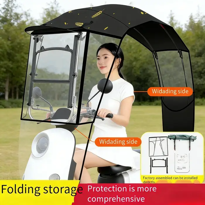 Auvent universel pour scooter électrique