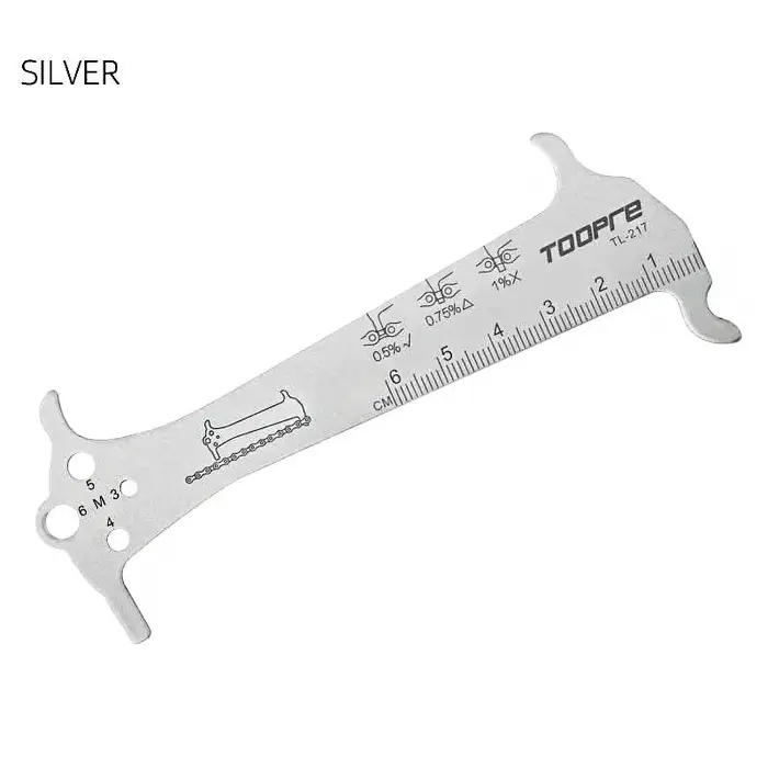 Outil de vérification de chaîne de vélo TL-217 en alliage d'aluminium