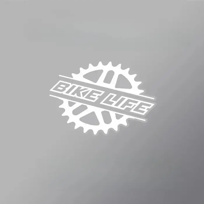 Autocollant décoratif en vinyle imperméable pour cadre de vélo