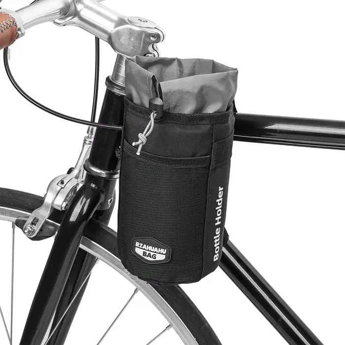Sac de guidon de vélo, pochette porte-bouteille d'eau