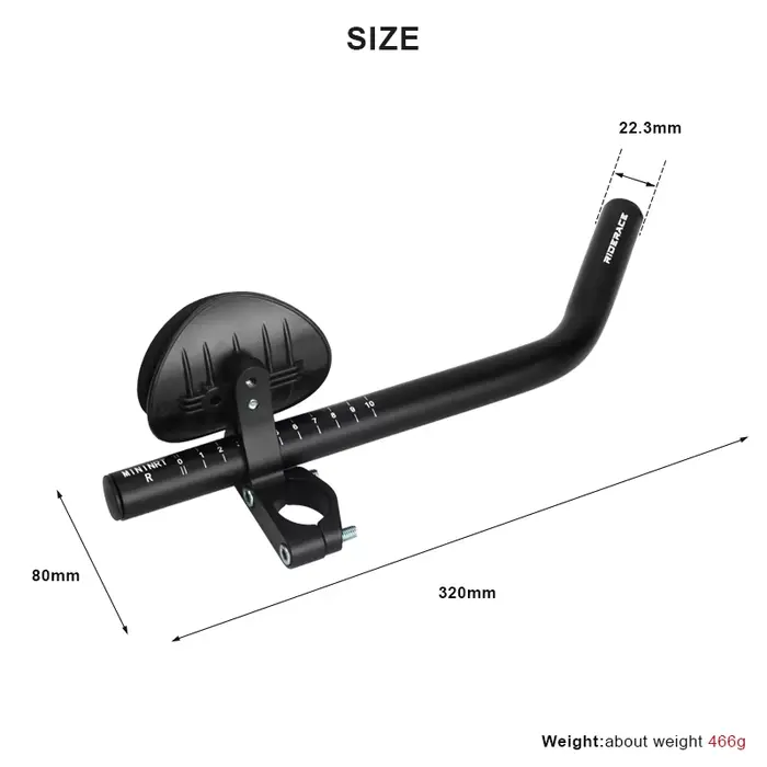 Repose-vélo TT guidon barres aérodynamiques pour cyclisme Triathlon temps d'essai Tri