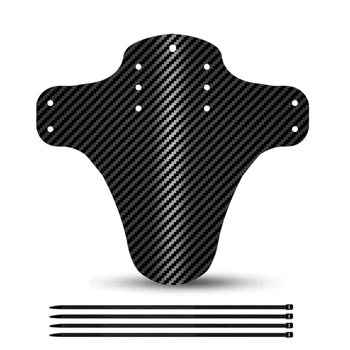 Garde-boue de vélo ultraléger à motif de carbone amélioré, garde-boue de vélo de route et de montagn