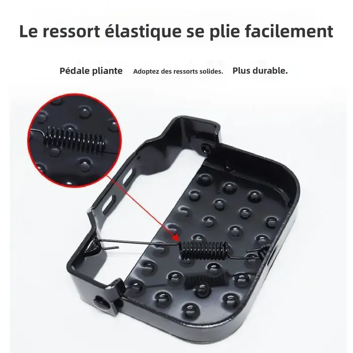 Repose-pieds pliant universel pour vélo électrique