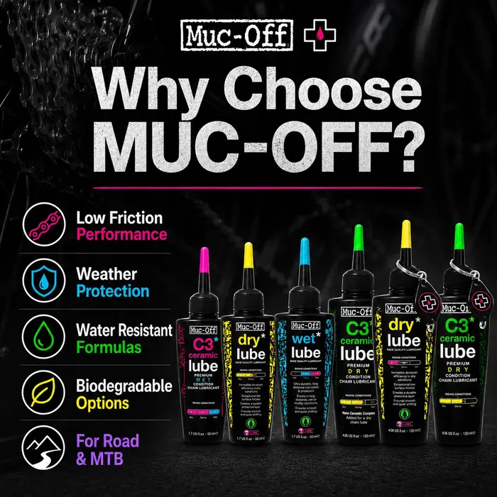 Lubrifiant pour chaîne de vélo Muc-Off 50 ml