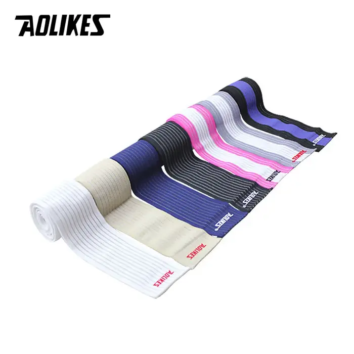 AOLIKES 1 pièces coton élastique pansement main Sport bracelet gymnastique soutien poignet orthèse e