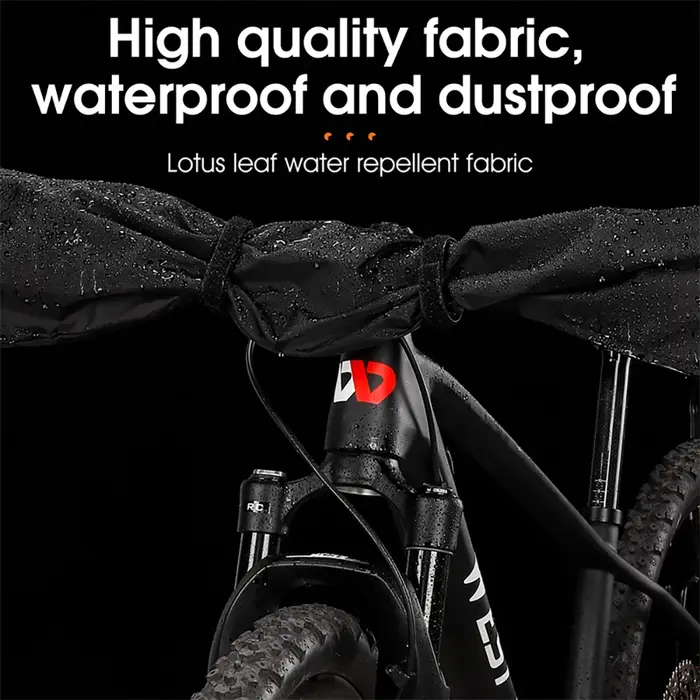 Juste de protection étanche et anti-poussière pour guidon de vélo de route