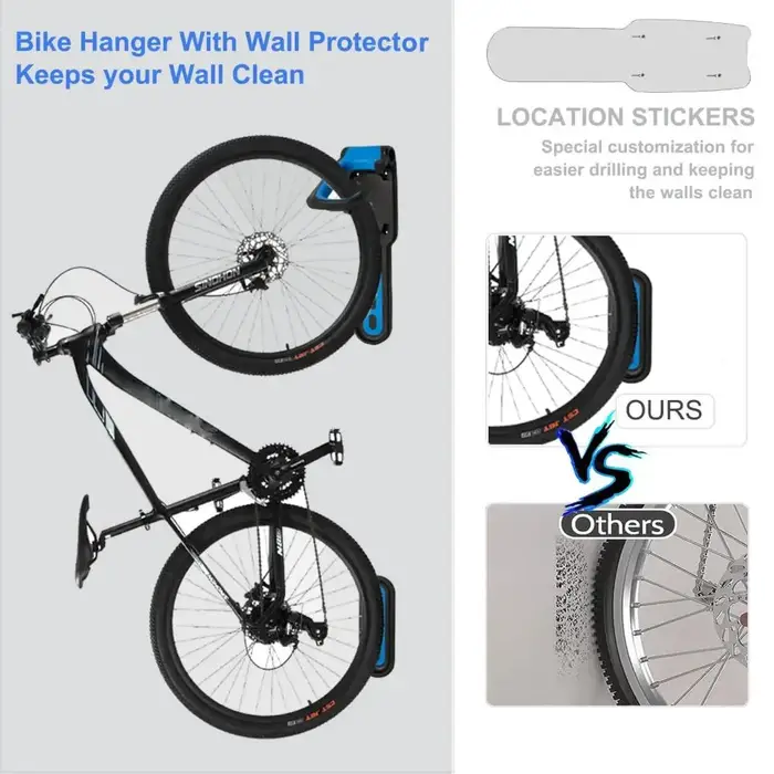 Support mural DOMEN pour vélo – Fixation murale pour vélo de route