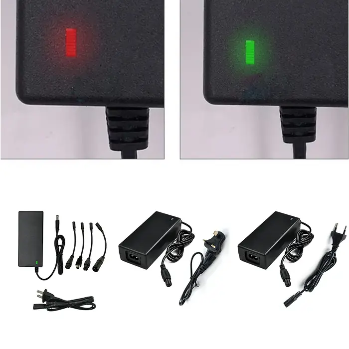 1 pièces adaptateur secteur AC 100-240V noir DC 42V 2A adaptateur secteur pour Scooter électrique ch