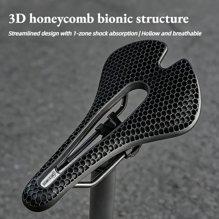 Selle de vélo en nid d'abeille imprimée en 3D