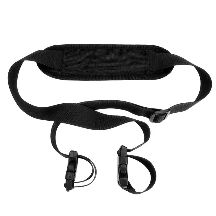 Sangle de transport universelle en polyester pour scooter et vélo pliable avec épaulière réglable et poignées robustes pour transport facile de matériel de sport