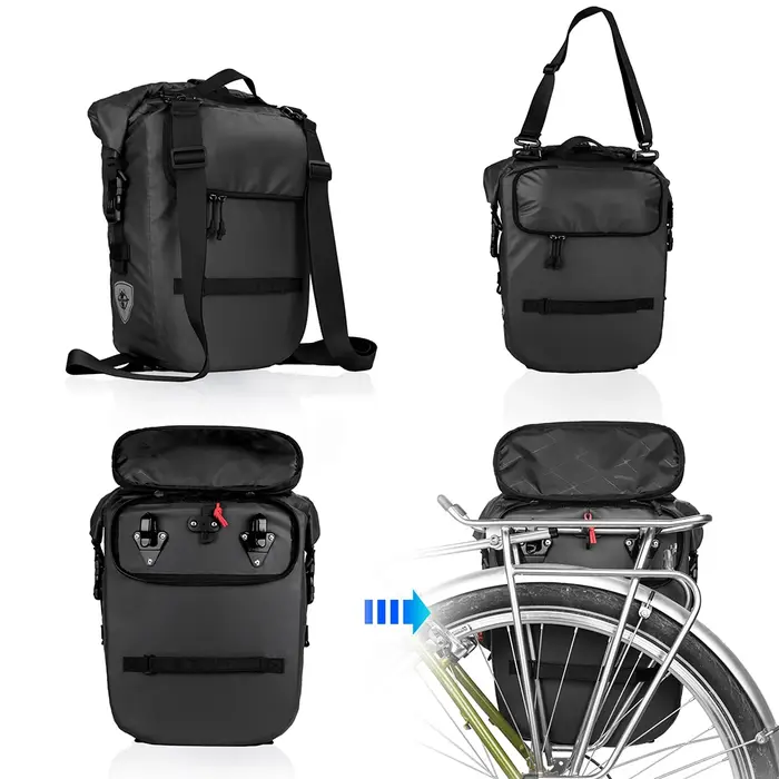 Sacoche et sacoche de vélo Rhinowalk 100% entièrement imperméables