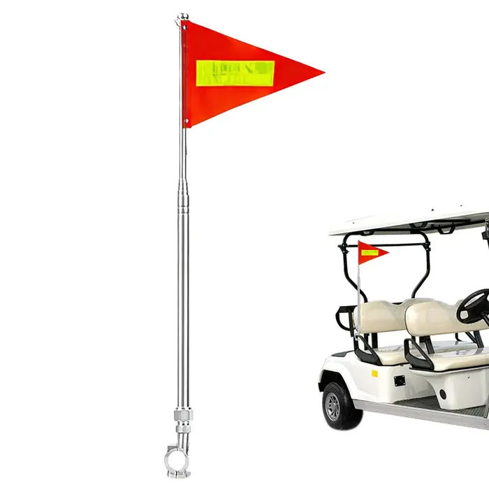 Drapeau de vélo rétractable