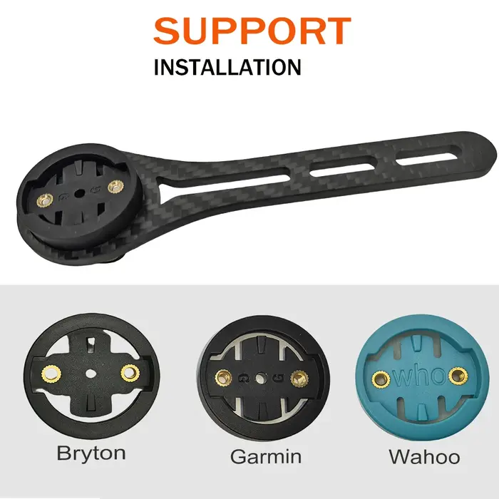 Support de compteur de vélo en fibre de carbone