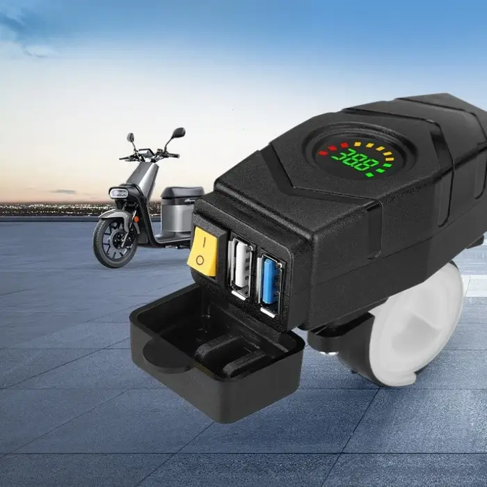 Chargeur USB pour guidon de trottinettes électriques 20-90V