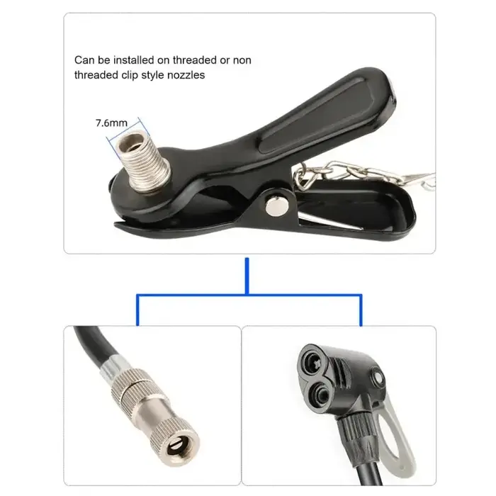 Adaptateur de valve pour pompe à vélo - Tête