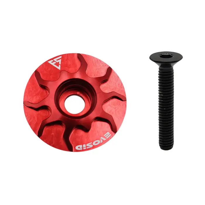 Capuchon de potence de vélo en alliage d'aluminium avec vis, couvercle de potence de vélo, capuchon 