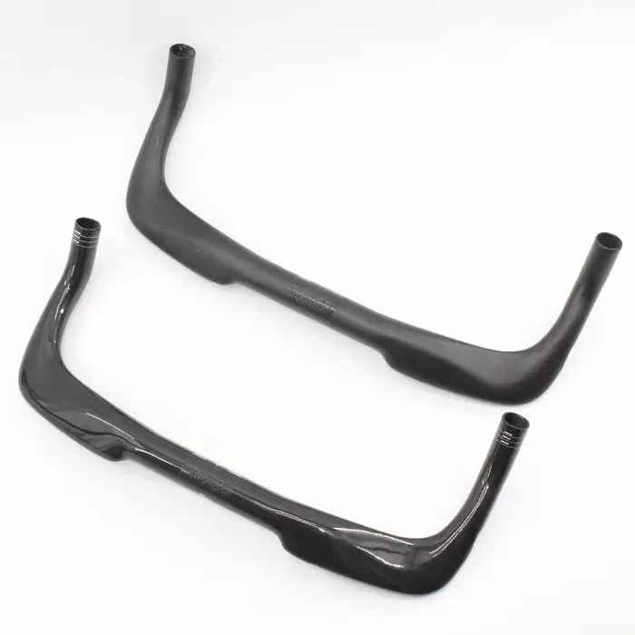 Nouveau guidon de vélo de route en carbone 3K, style TT, pour triathlon, temps d'essai, engrenage fi
