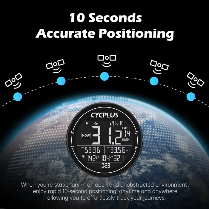 CYCPLUS M2 vélo vélo accessoires GPS vélo ordinateur sans fil ANT + Bluetooth étanche compteur de vi