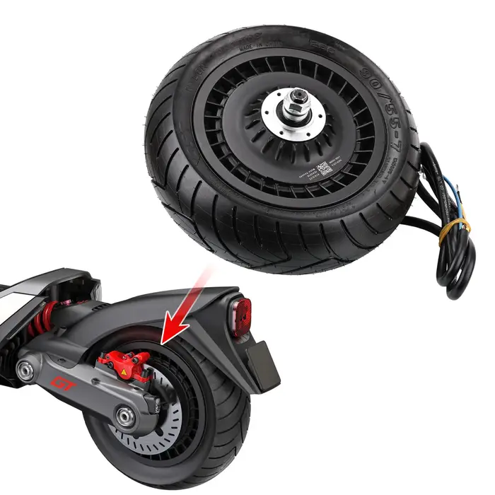Moteur de moyeu de roue avant ou arrière 1500W pour trottinette électrique Segway GT2 – Pièces de rechange pour jante