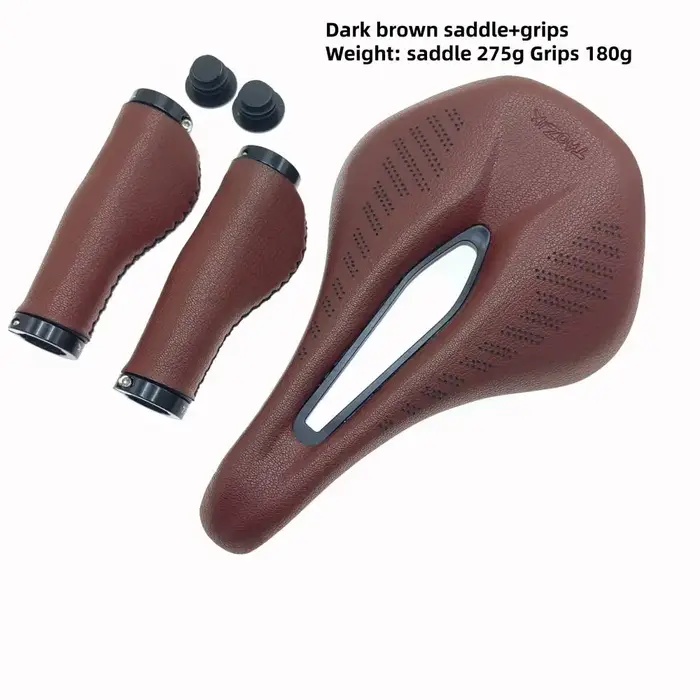 Selle de vélo respirante en cuir PU, Design creux, siège souple et confortable, pour vtt, vélo de ro