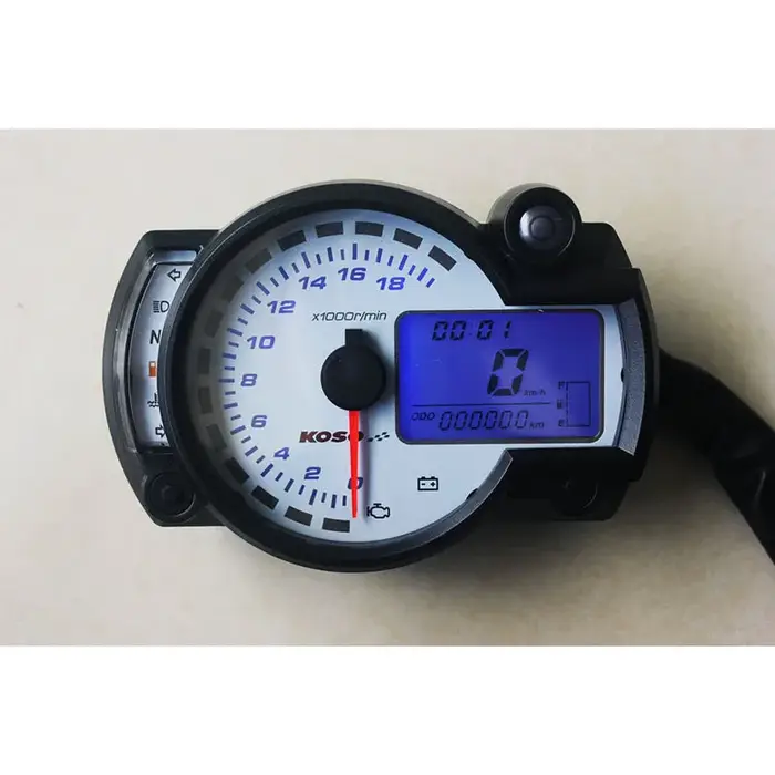 KObuc18000-Compteur de Vitesse Numérique LCD Pliable pour Moto