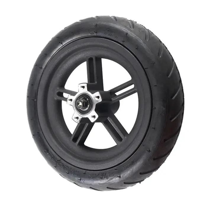 Pièces de réparation pour trottinette électrique : Pneu arrière ABVE-8 1/2X2, Roue en caoutchouc plein avec jante pour trottinette électrique 8 1/2X2