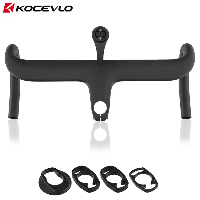 KOCEVLO-Guidon intégré en carbone pour vélo de route Sunmagazines ed, avec entretoises