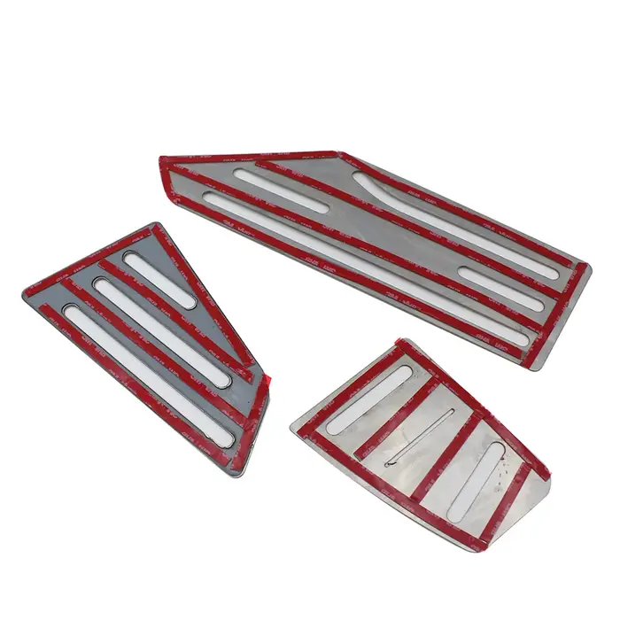 Pédales de repose-pieds en acier inoxydable argent anodisé pour moto VOGE 350 SR4MAX protection de cadre et moulure décorative design