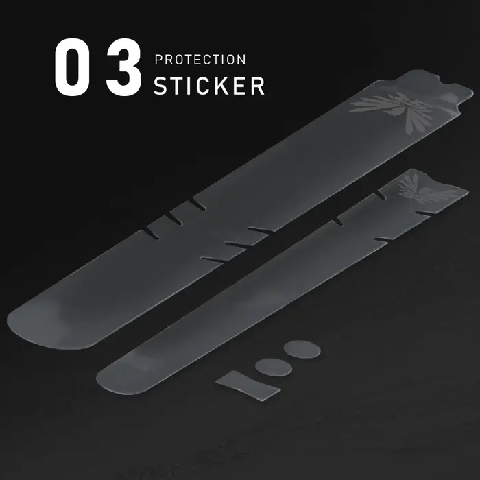 KRSEC cadre de vélo PVC Transparent protecteur autocollants vtt route