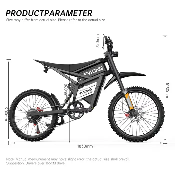 Moto électrique FVKING E6 pour adultes