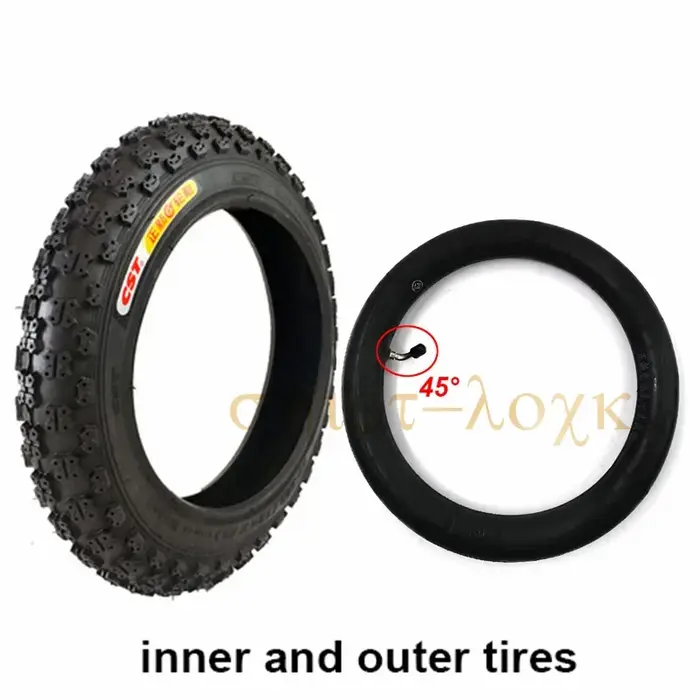 Pneu de 12 pouces 12 1/2x2 1/4 57-203 pour Scooters électriques à gaz/vélo électrique/pneu de vélo 12