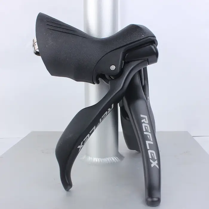 Manettes de vitesse pour vélo de route en alliage compatible Shimano 8S 9S 10S avec mécanisme de verrouillage et capot antidérapant pour 20 vitesses