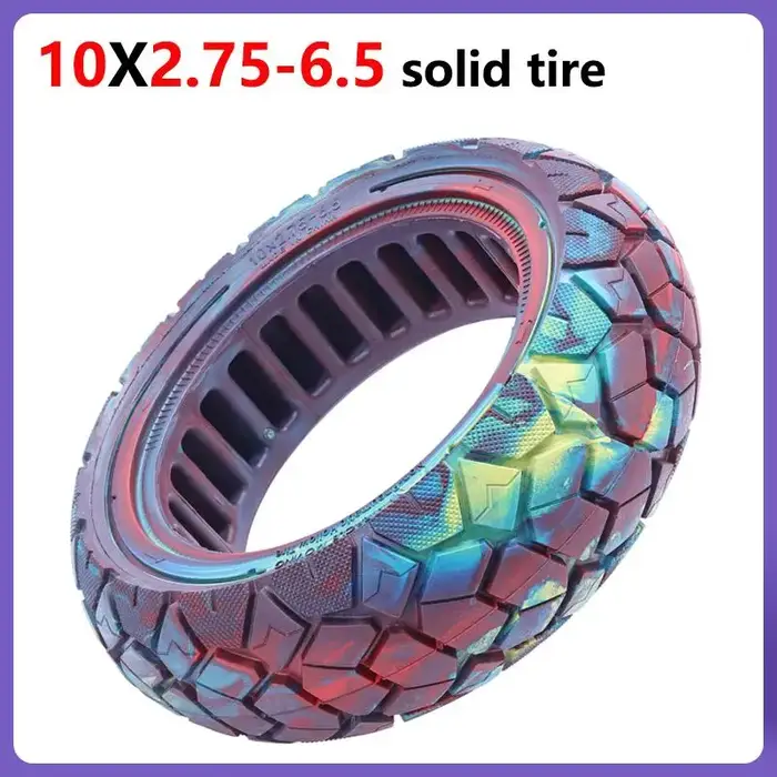 Pneu solide 10x2.75-6.5 pour trottinette électrique