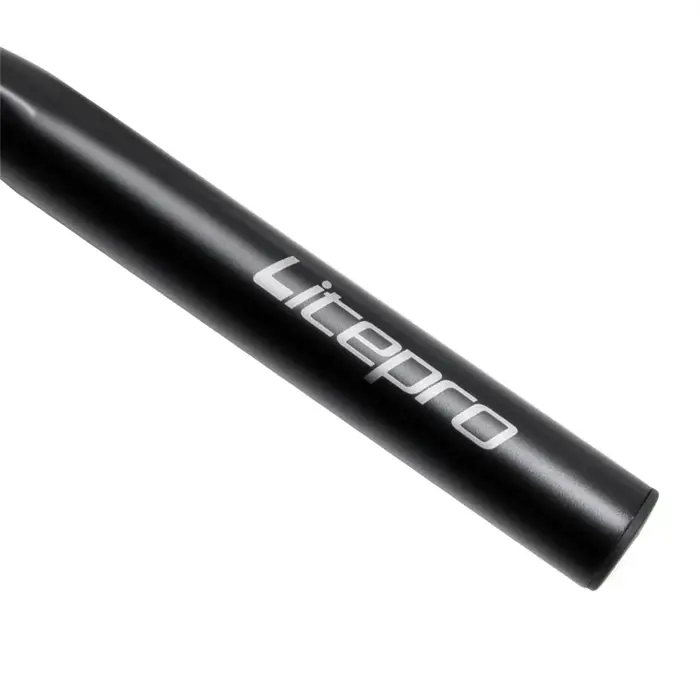 JKLapin Litepro Vélo Pliant P Guidon Ultra-Léger En Alliage D'aluminium 25.4*490MM Papillon Bar 22.2MM Pour Brompton
