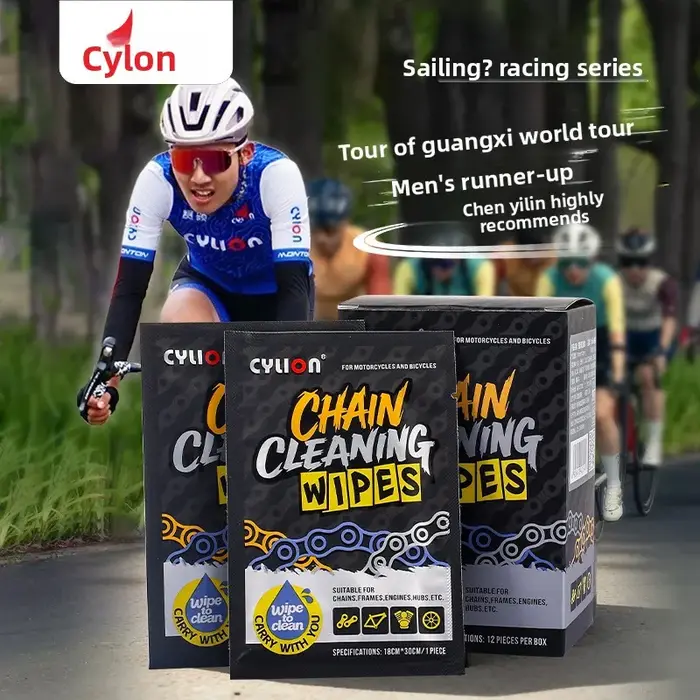 Chaîne de vélo, lingettes nettoyantes efficaces