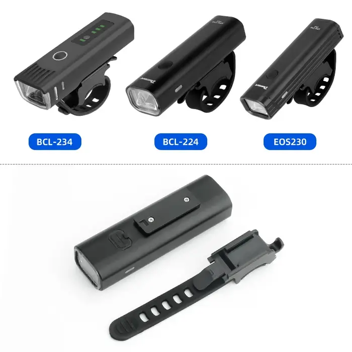 Support de phare de vélo avec Interface Gopro, support de lampe LED pour vtt, pour Rockbros QD-250 Y