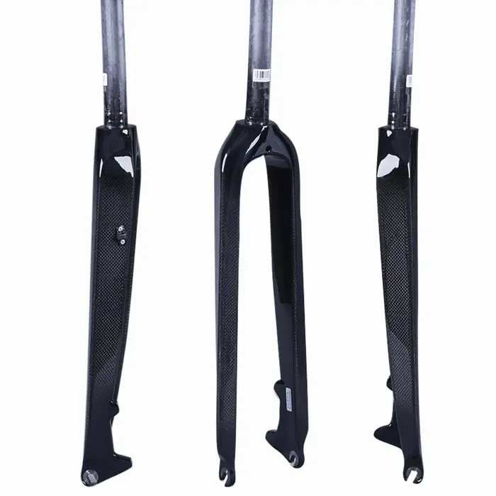 Fourche en Fiber de carbone 3K fourche de VTT fourche vtt vélo frein à disque dur 26 27.5 29 pouces 