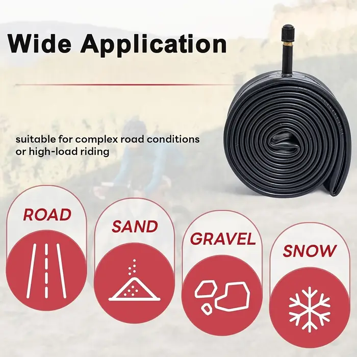 Kit de remplacement de pneu et chambre à air de vélo 24 pouces 24x1.5 24x1.75 24x2.35 pour VTT