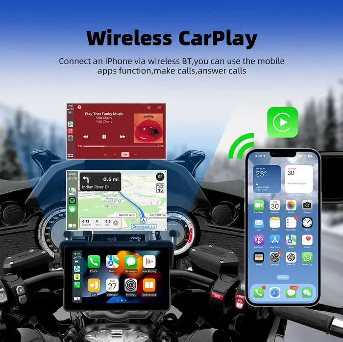 EKIY 7.0 "Android 13.0 Moto GPS WiFi
