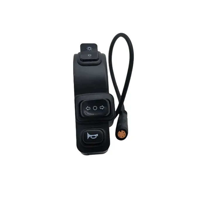 OUXI V8 V20 vélo électrique 5 broches 3 en 1 bouton de commutation klaxon tournant interrupteur e-bi
