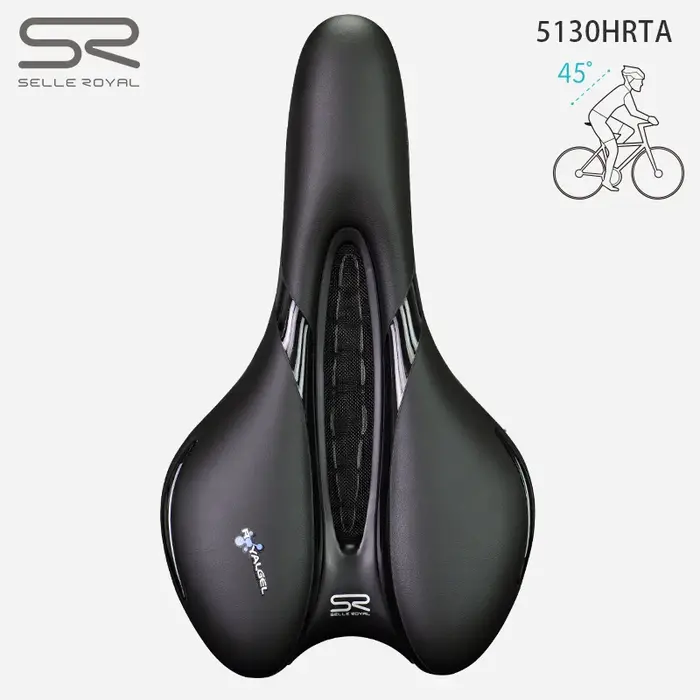 SELLE ROYAL-Selle de Vélo Respirante et Douce à Rail Creux, Coussin en Gel, Sac à Dos, 5130, 5131