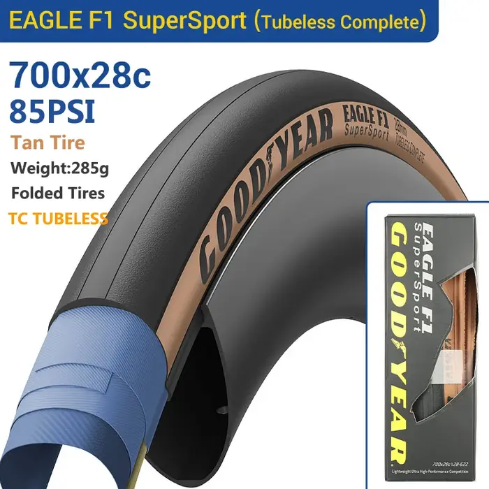 Goodyear Eagle F1 pneu de vélo de route Tubeless/Tube