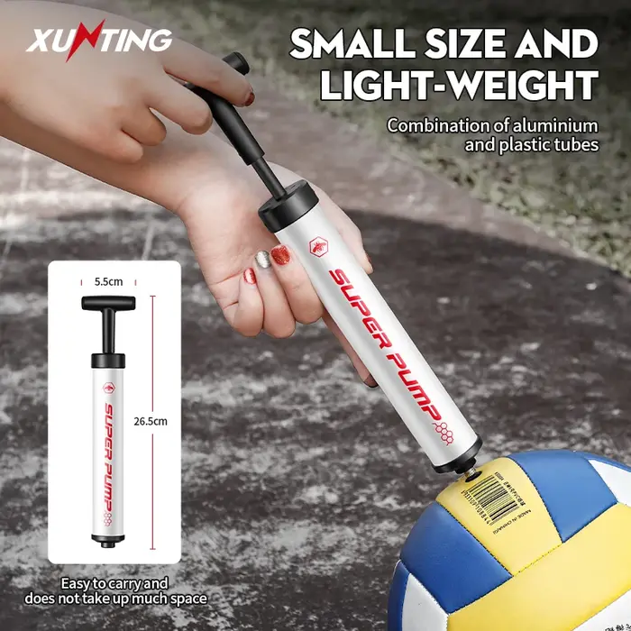 Xunting pédale vtt pompe à vélo vtt vélo balle pompe à Air gonfleur Schrader pompes à vélo accessoires de gonflage compacts pour la natation