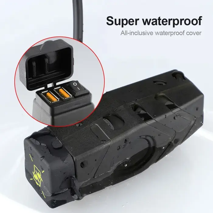 Chargeur USB pour guidon de vélo électrique 36W QC3.0