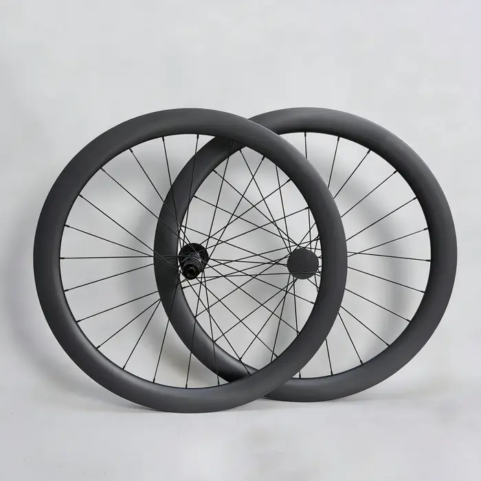Jeu de roues en fibre de carbone, jeu de roues pour vélo de route, logo personnalisé