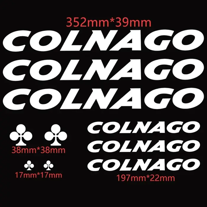 Autocollants de tailles personnalisables pour cadre de vélo, autocollants décoratifs pour cadre de v