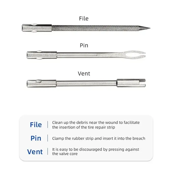 Kit d'outils de réparation de pneus de vélo