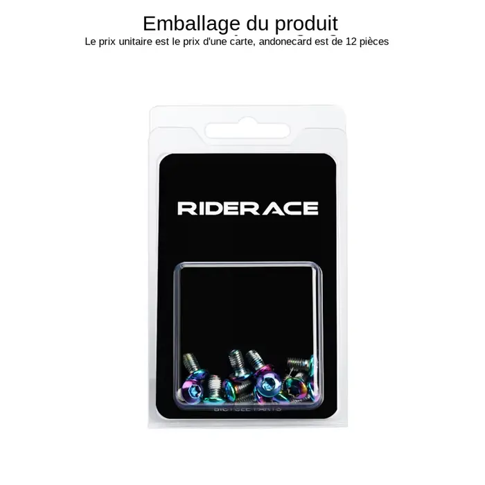 Boulons Torx de Rotor de frein à disque de vélo T25 M5x9mm